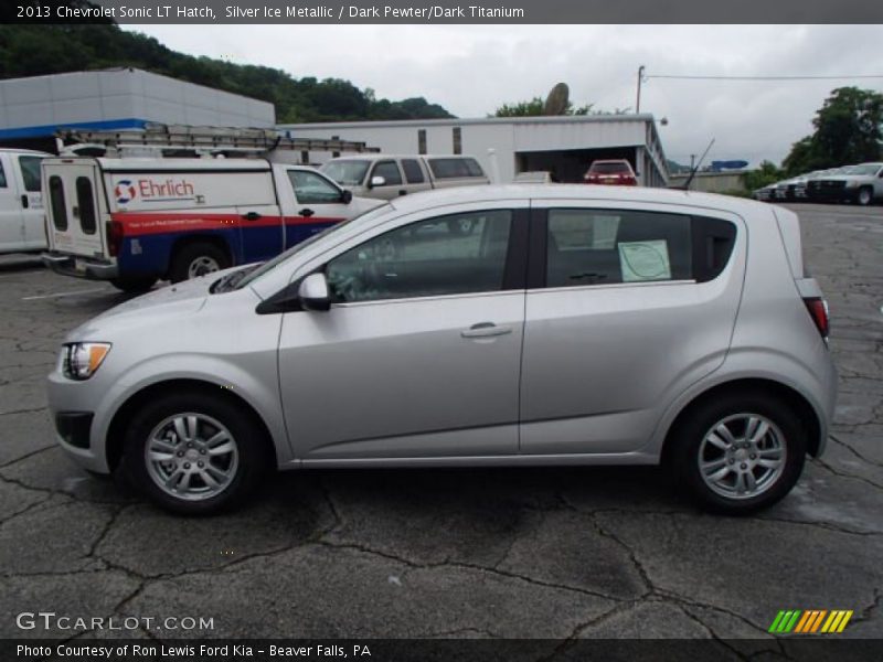 Silver Ice Metallic / Dark Pewter/Dark Titanium 2013 Chevrolet Sonic LT Hatch