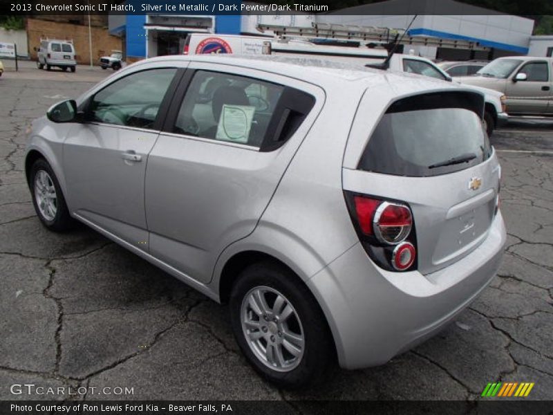 Silver Ice Metallic / Dark Pewter/Dark Titanium 2013 Chevrolet Sonic LT Hatch