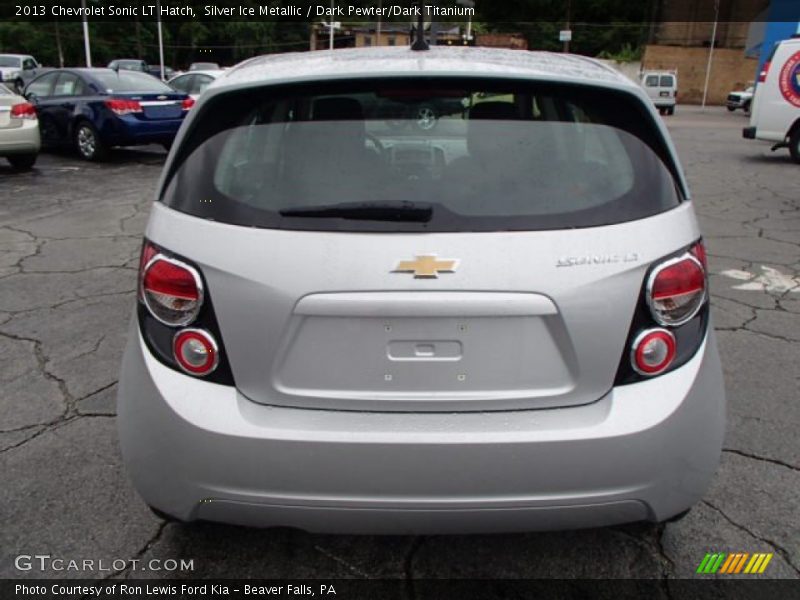 Silver Ice Metallic / Dark Pewter/Dark Titanium 2013 Chevrolet Sonic LT Hatch
