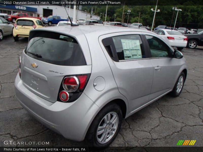 Silver Ice Metallic / Dark Pewter/Dark Titanium 2013 Chevrolet Sonic LT Hatch