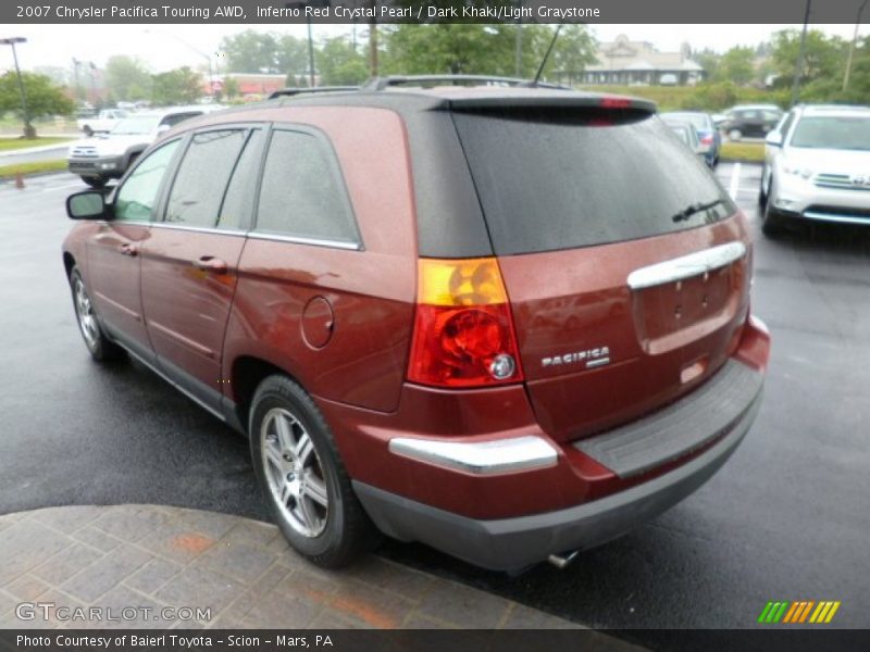Inferno Red Crystal Pearl / Dark Khaki/Light Graystone 2007 Chrysler Pacifica Touring AWD