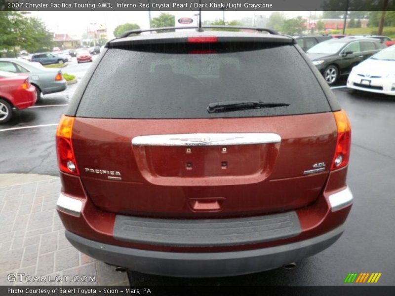 Inferno Red Crystal Pearl / Dark Khaki/Light Graystone 2007 Chrysler Pacifica Touring AWD