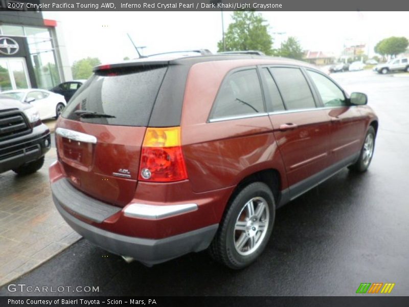 Inferno Red Crystal Pearl / Dark Khaki/Light Graystone 2007 Chrysler Pacifica Touring AWD