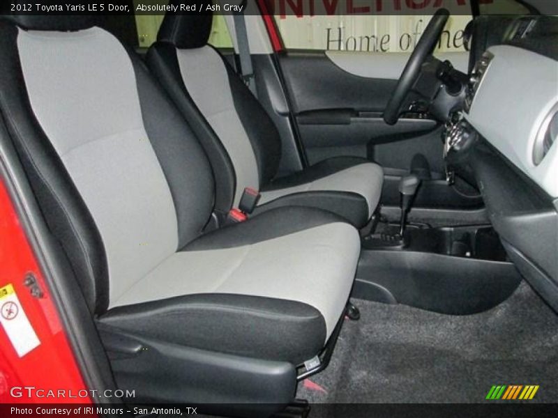 Absolutely Red / Ash Gray 2012 Toyota Yaris LE 5 Door