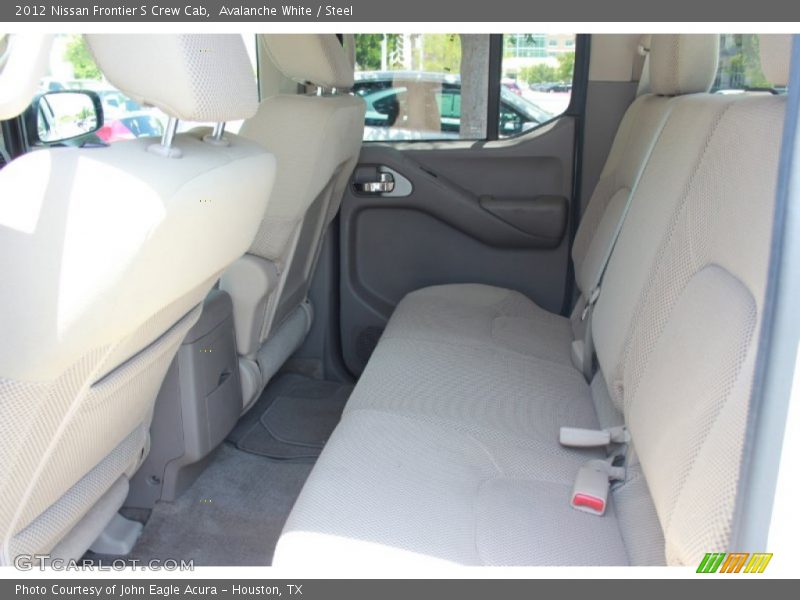 Avalanche White / Steel 2012 Nissan Frontier S Crew Cab