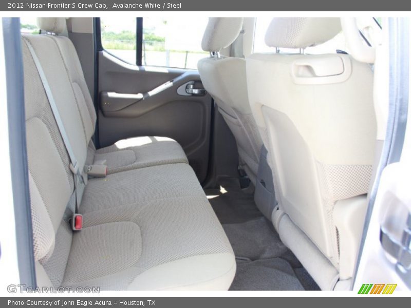 Avalanche White / Steel 2012 Nissan Frontier S Crew Cab