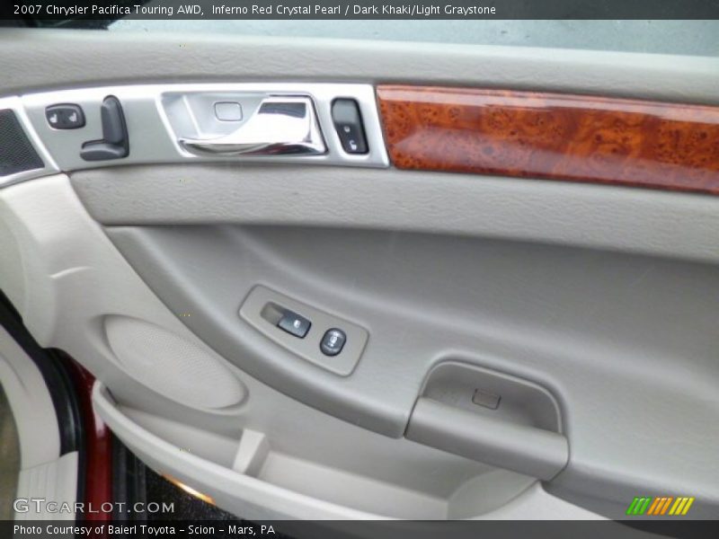 Inferno Red Crystal Pearl / Dark Khaki/Light Graystone 2007 Chrysler Pacifica Touring AWD