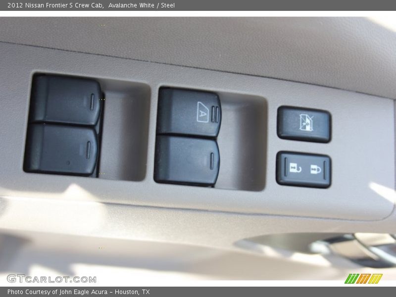 Avalanche White / Steel 2012 Nissan Frontier S Crew Cab