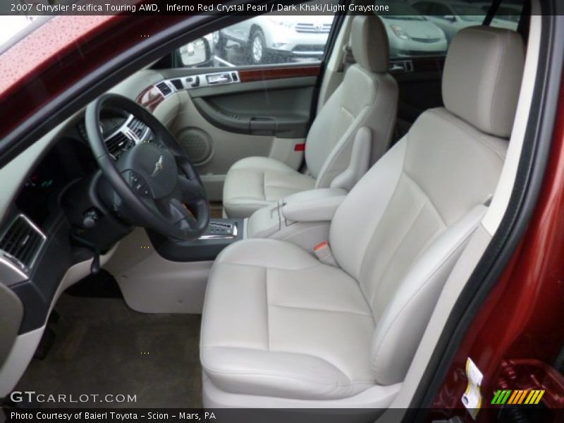 Inferno Red Crystal Pearl / Dark Khaki/Light Graystone 2007 Chrysler Pacifica Touring AWD