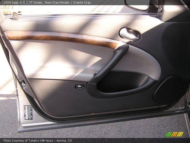 Steel Gray Metallic / Granite Gray 2006 Saab 9-5 2.3T Sedan