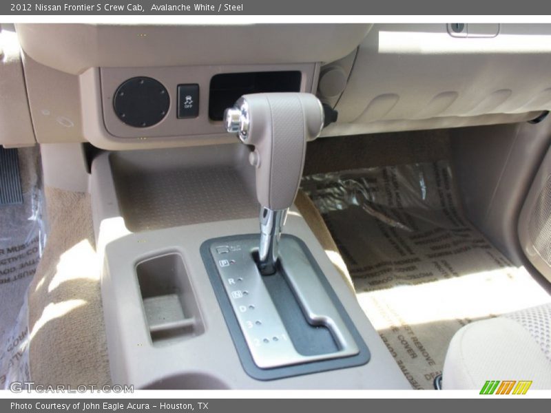Avalanche White / Steel 2012 Nissan Frontier S Crew Cab