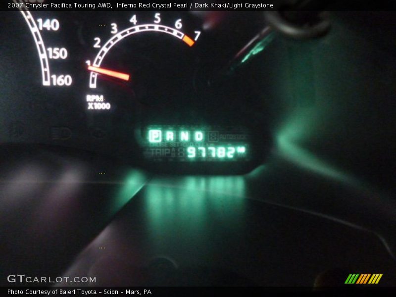 Inferno Red Crystal Pearl / Dark Khaki/Light Graystone 2007 Chrysler Pacifica Touring AWD