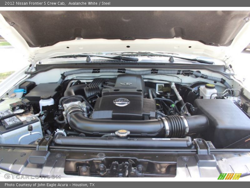 Avalanche White / Steel 2012 Nissan Frontier S Crew Cab