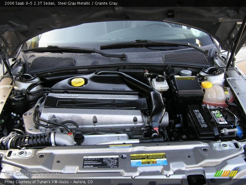 Steel Gray Metallic / Granite Gray 2006 Saab 9-5 2.3T Sedan