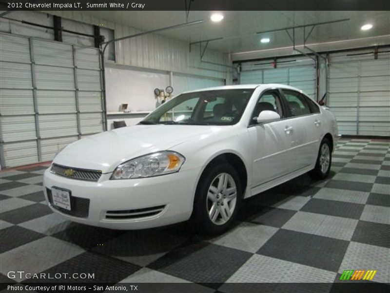Summit White / Gray 2012 Chevrolet Impala LT