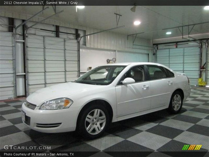 Summit White / Gray 2012 Chevrolet Impala LT