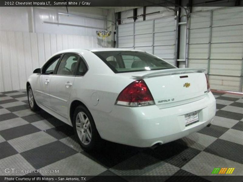 Summit White / Gray 2012 Chevrolet Impala LT