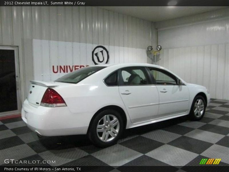 Summit White / Gray 2012 Chevrolet Impala LT
