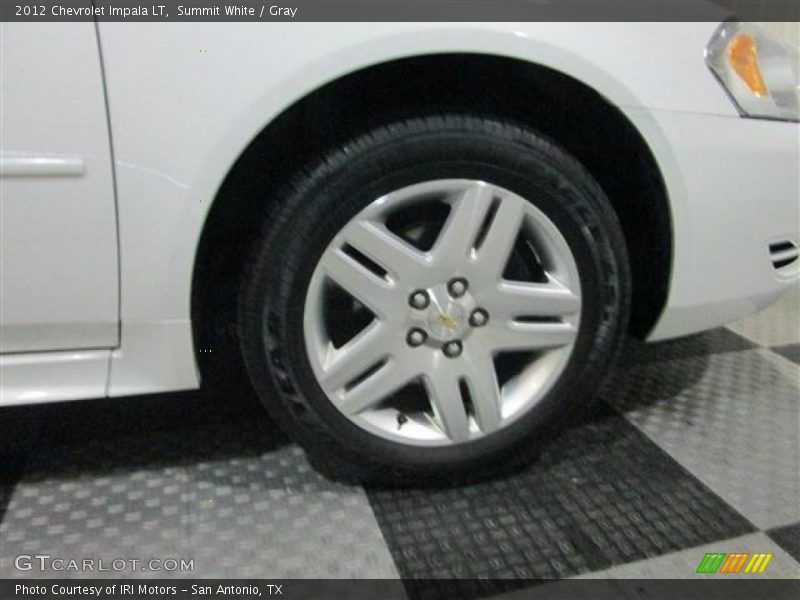 Summit White / Gray 2012 Chevrolet Impala LT