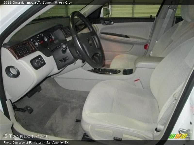 Summit White / Gray 2012 Chevrolet Impala LT