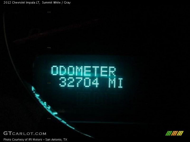 Summit White / Gray 2012 Chevrolet Impala LT