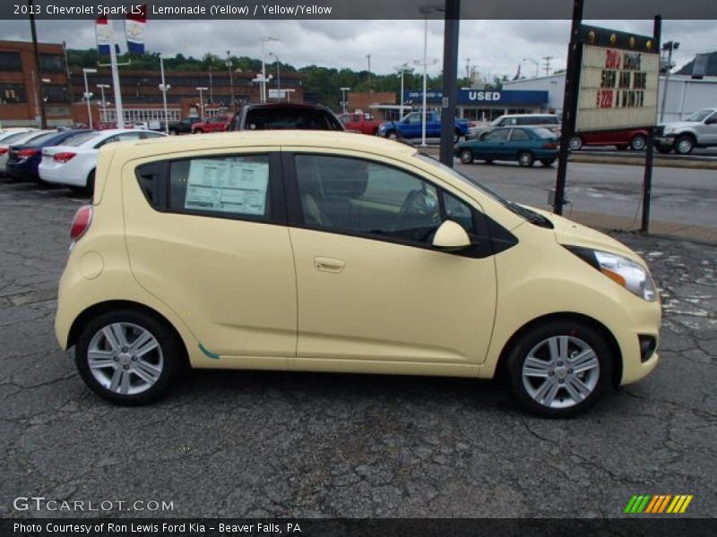 Lemonade (Yellow) / Yellow/Yellow 2013 Chevrolet Spark LS