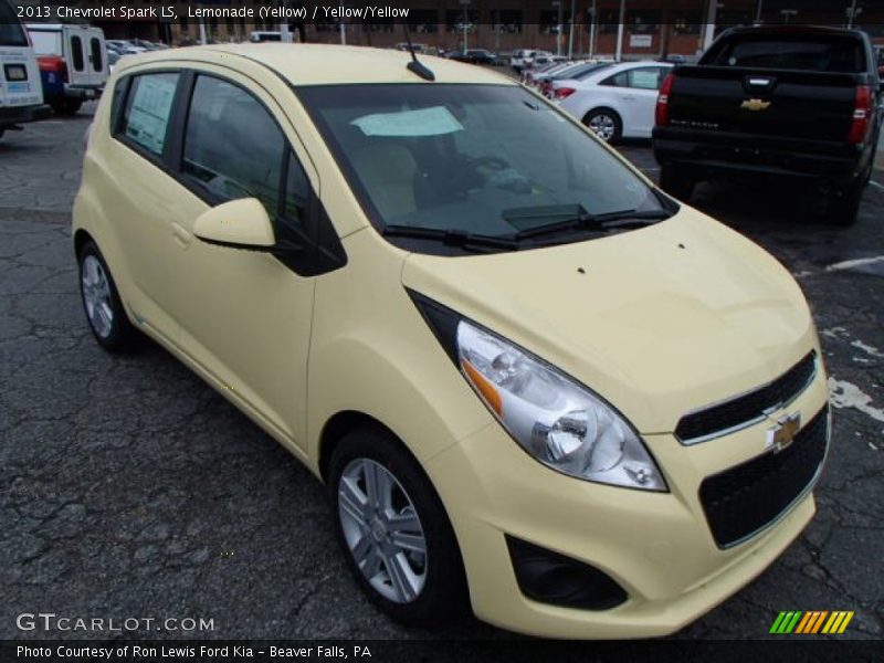 Lemonade (Yellow) / Yellow/Yellow 2013 Chevrolet Spark LS