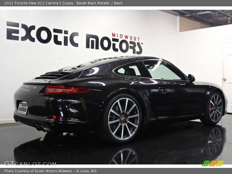 Basalt Black Metallic / Black 2012 Porsche New 911 Carrera S Coupe