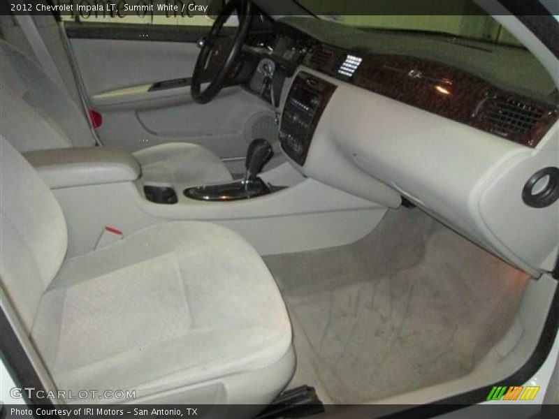 Summit White / Gray 2012 Chevrolet Impala LT