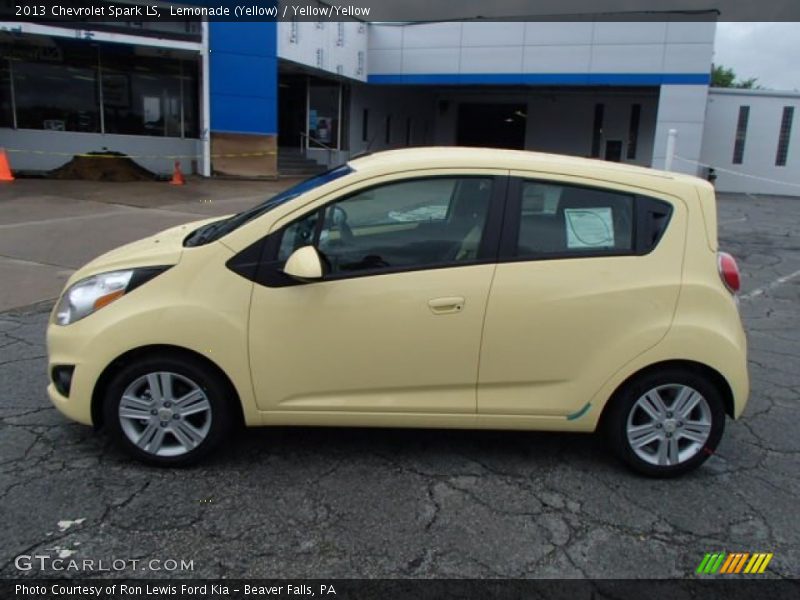 Lemonade (Yellow) / Yellow/Yellow 2013 Chevrolet Spark LS