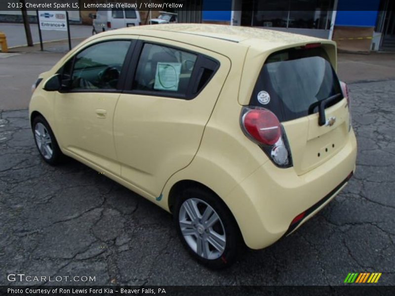 Lemonade (Yellow) / Yellow/Yellow 2013 Chevrolet Spark LS