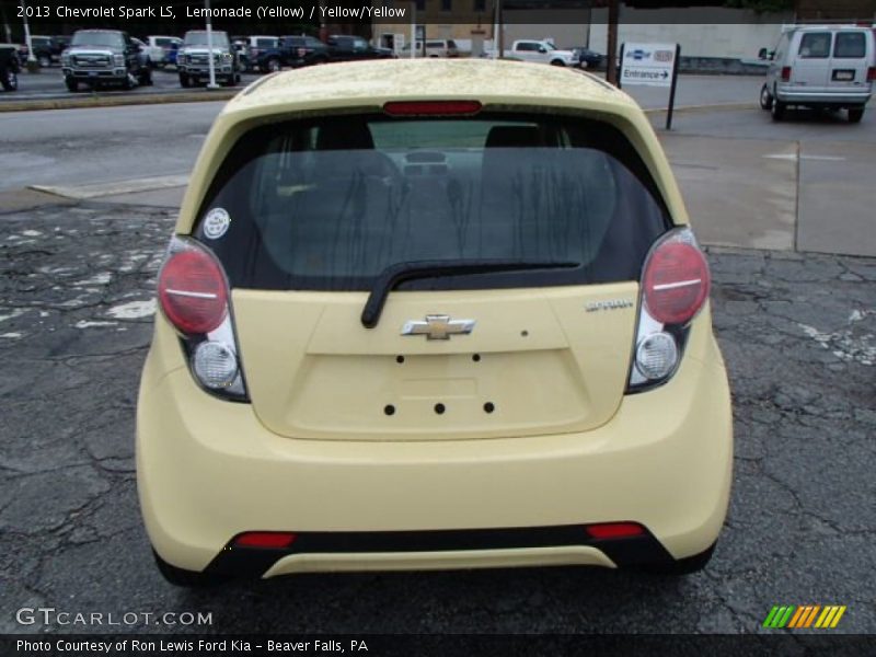 Lemonade (Yellow) / Yellow/Yellow 2013 Chevrolet Spark LS