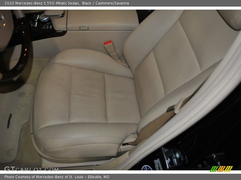 Black / Cashmere/Savanna 2010 Mercedes-Benz S 550 4Matic Sedan