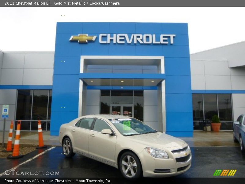 Gold Mist Metallic / Cocoa/Cashmere 2011 Chevrolet Malibu LT