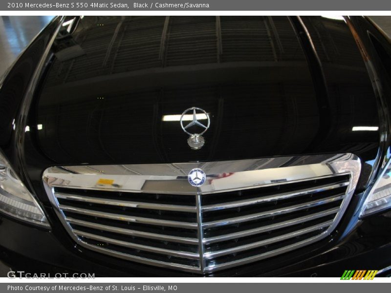 Black / Cashmere/Savanna 2010 Mercedes-Benz S 550 4Matic Sedan