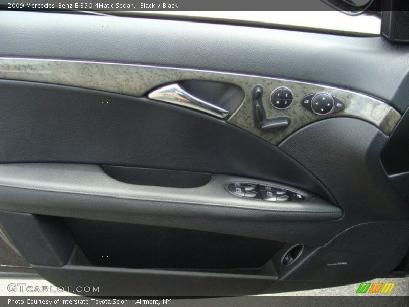 Black / Black 2009 Mercedes-Benz E 350 4Matic Sedan