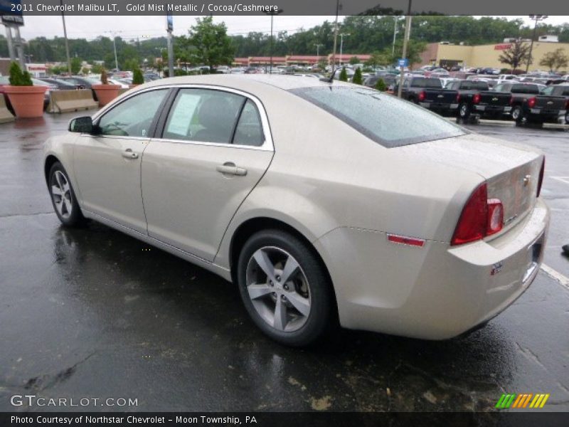 Gold Mist Metallic / Cocoa/Cashmere 2011 Chevrolet Malibu LT