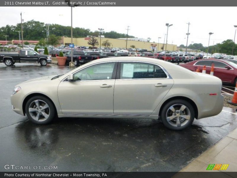 Gold Mist Metallic / Cocoa/Cashmere 2011 Chevrolet Malibu LT