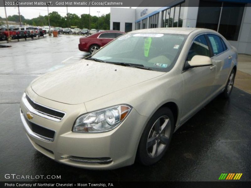 Gold Mist Metallic / Cocoa/Cashmere 2011 Chevrolet Malibu LT