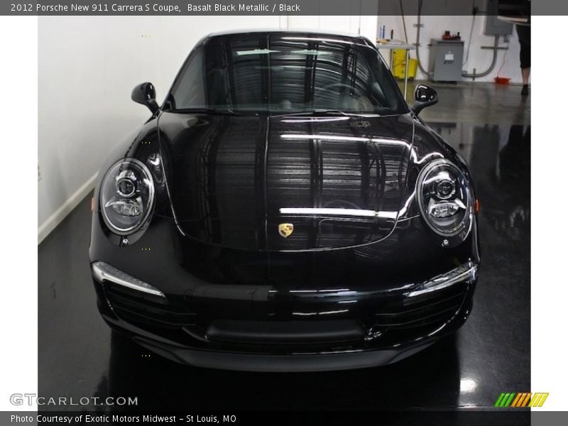 Basalt Black Metallic / Black 2012 Porsche New 911 Carrera S Coupe