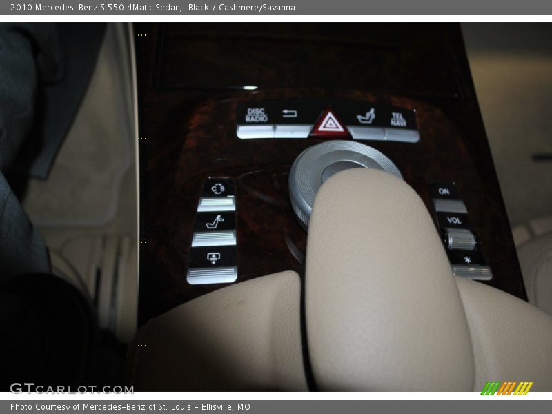Black / Cashmere/Savanna 2010 Mercedes-Benz S 550 4Matic Sedan