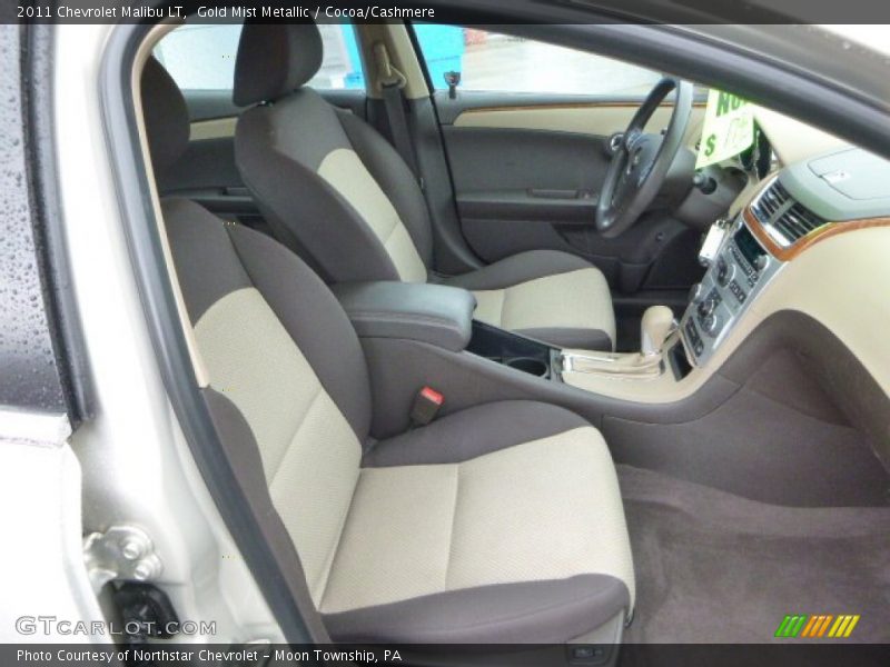 Gold Mist Metallic / Cocoa/Cashmere 2011 Chevrolet Malibu LT