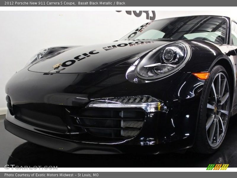 Basalt Black Metallic / Black 2012 Porsche New 911 Carrera S Coupe