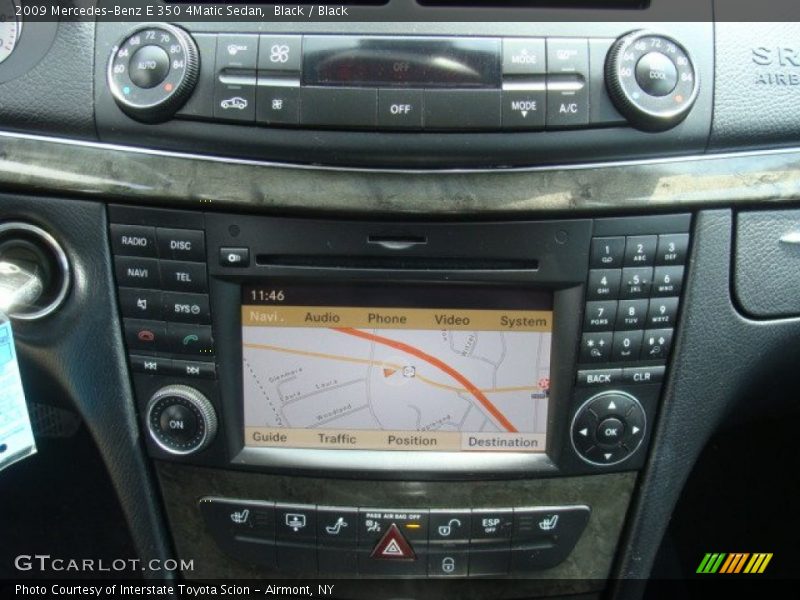 Black / Black 2009 Mercedes-Benz E 350 4Matic Sedan