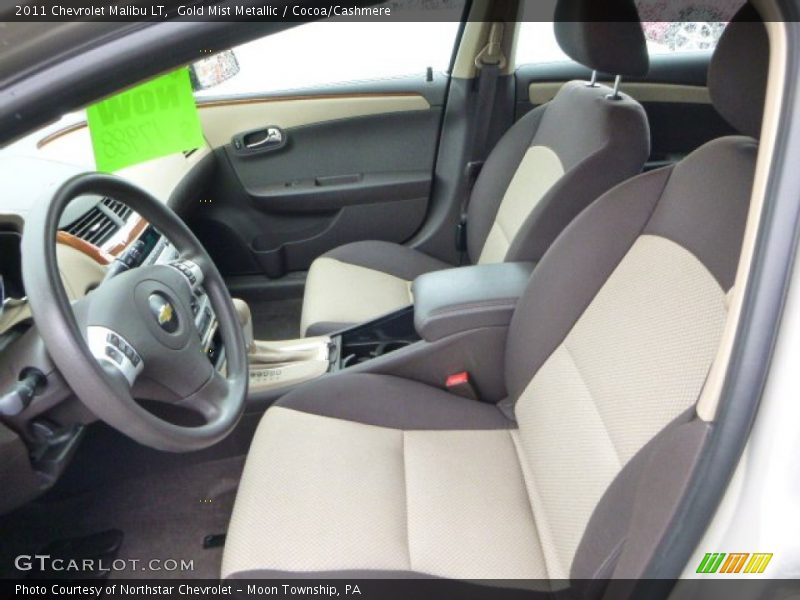 Gold Mist Metallic / Cocoa/Cashmere 2011 Chevrolet Malibu LT