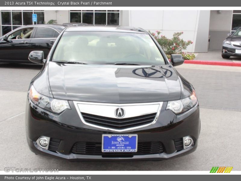 Crystal Black Pearl / Parchment 2013 Acura TSX Technology