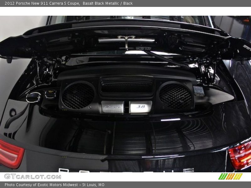 Basalt Black Metallic / Black 2012 Porsche New 911 Carrera S Coupe