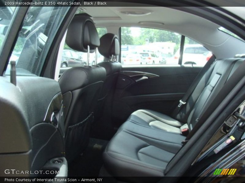 Black / Black 2009 Mercedes-Benz E 350 4Matic Sedan