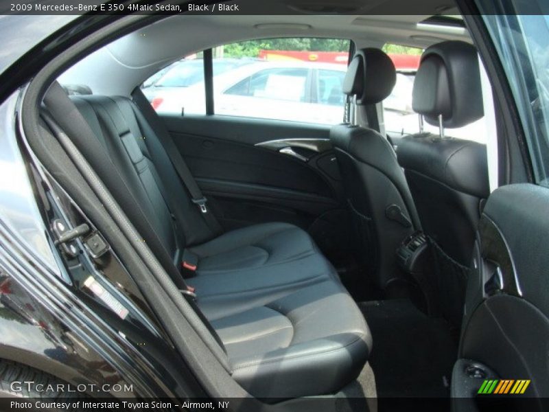 Black / Black 2009 Mercedes-Benz E 350 4Matic Sedan