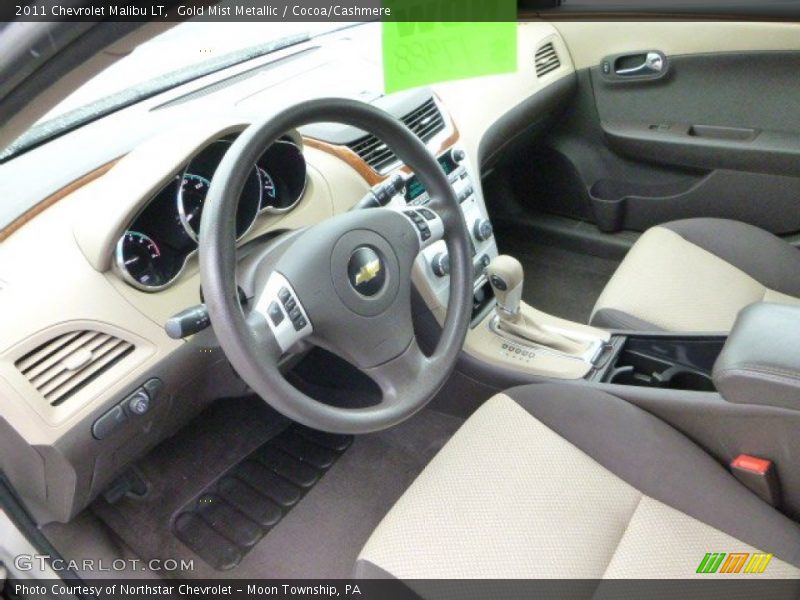 Gold Mist Metallic / Cocoa/Cashmere 2011 Chevrolet Malibu LT